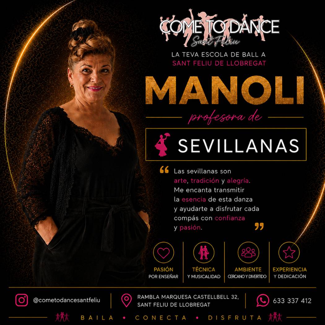 Manoli - Profesora de Come to Dance