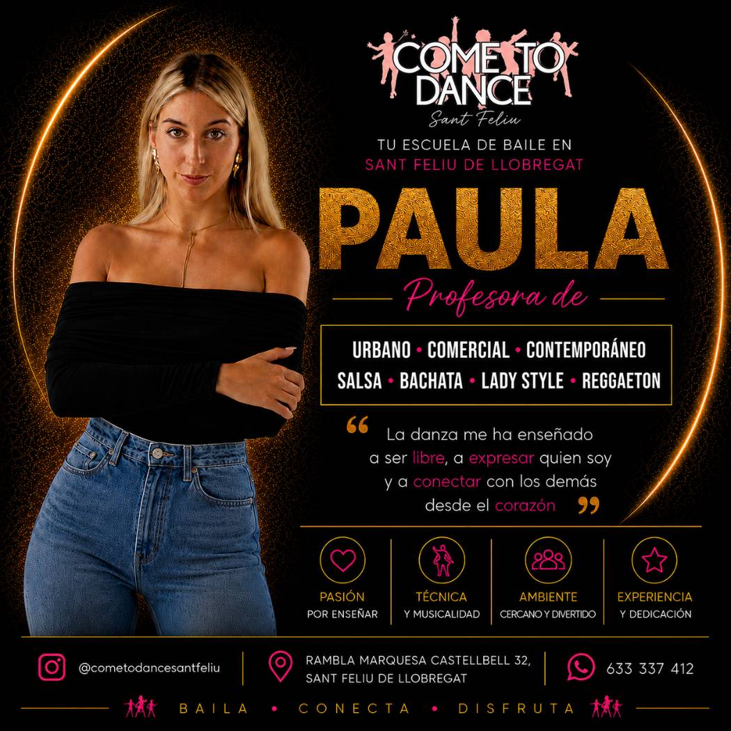 Paula - Profesora de Come to Dance